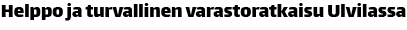 Friitalan Vuokravarastot Logo